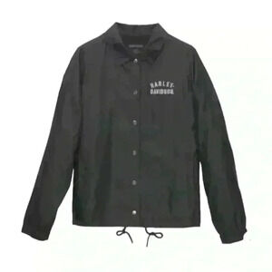 Women's Checkerboard Coaches Harley Davidson Jacket Size 2XL